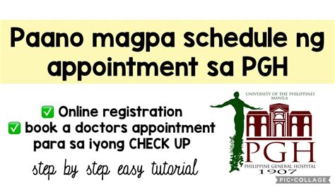 pgh opd appointment